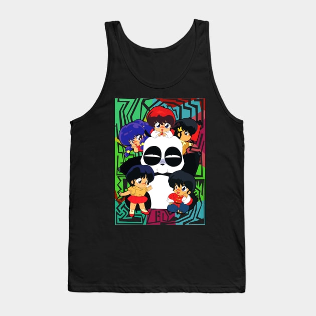 Ranma Chibi kawai Tank Top by syanart